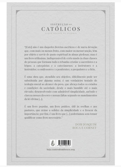 INSTRUÇÃO AOS CATÓLICOS - SANTO AFONSO MARIA DE LIGÓRIO